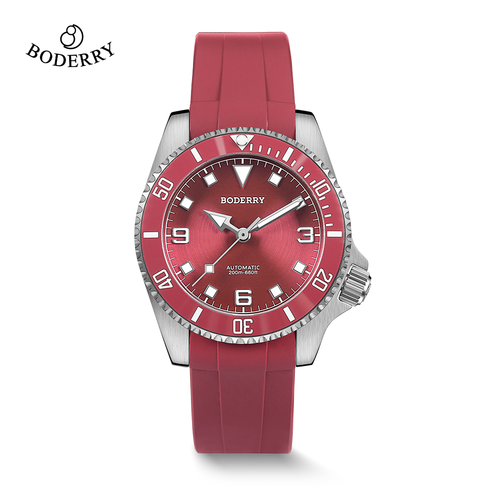 Titanium Sport Watch - Boderry ADMIRAL غواص ساعات تيتانيوم 3-اليد