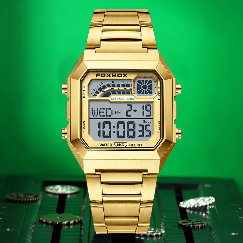 Luxury Watch Hd - ساعة رجالية رقمية فاخرة من FOXBOX