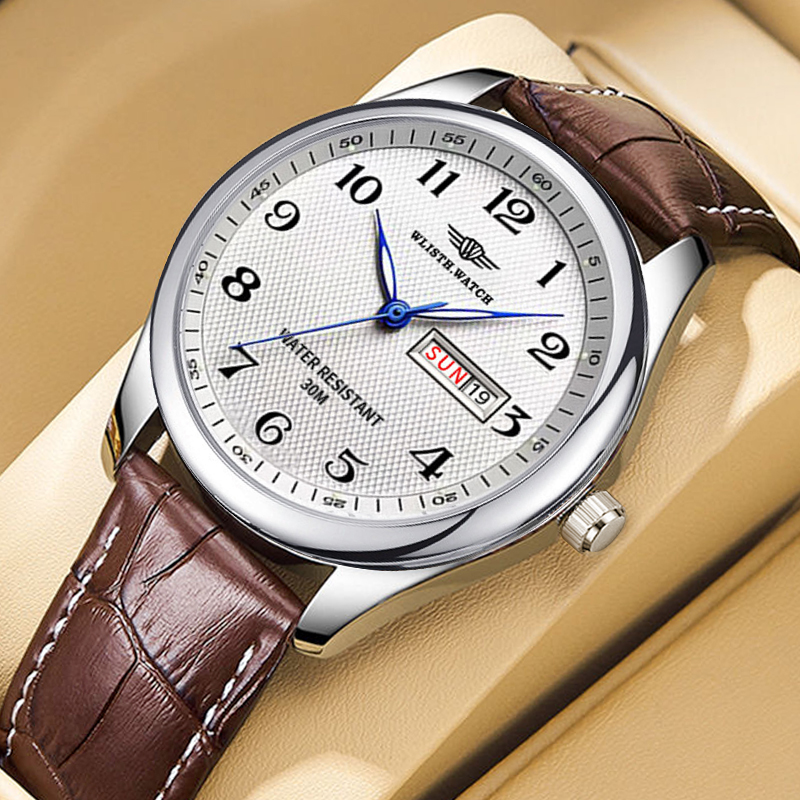 Luxury Watch With Arabic Numerals - WLISTH العلامة التجارية الفاخرة ساعة رجالية