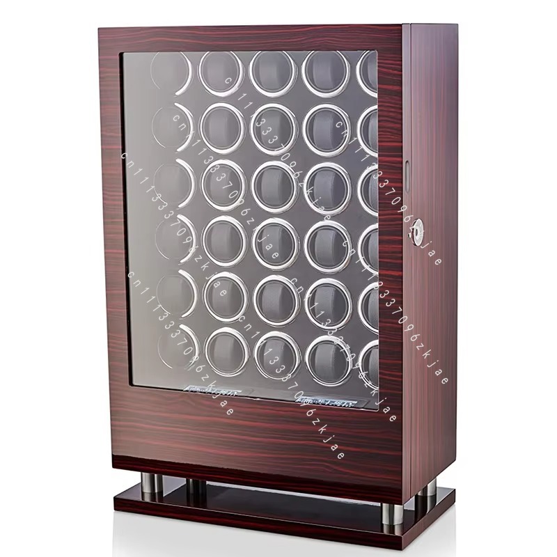 Luxury Watch Winder - صندوق فاخر لحفظ الساعات الأوتوماتيكية بسعة