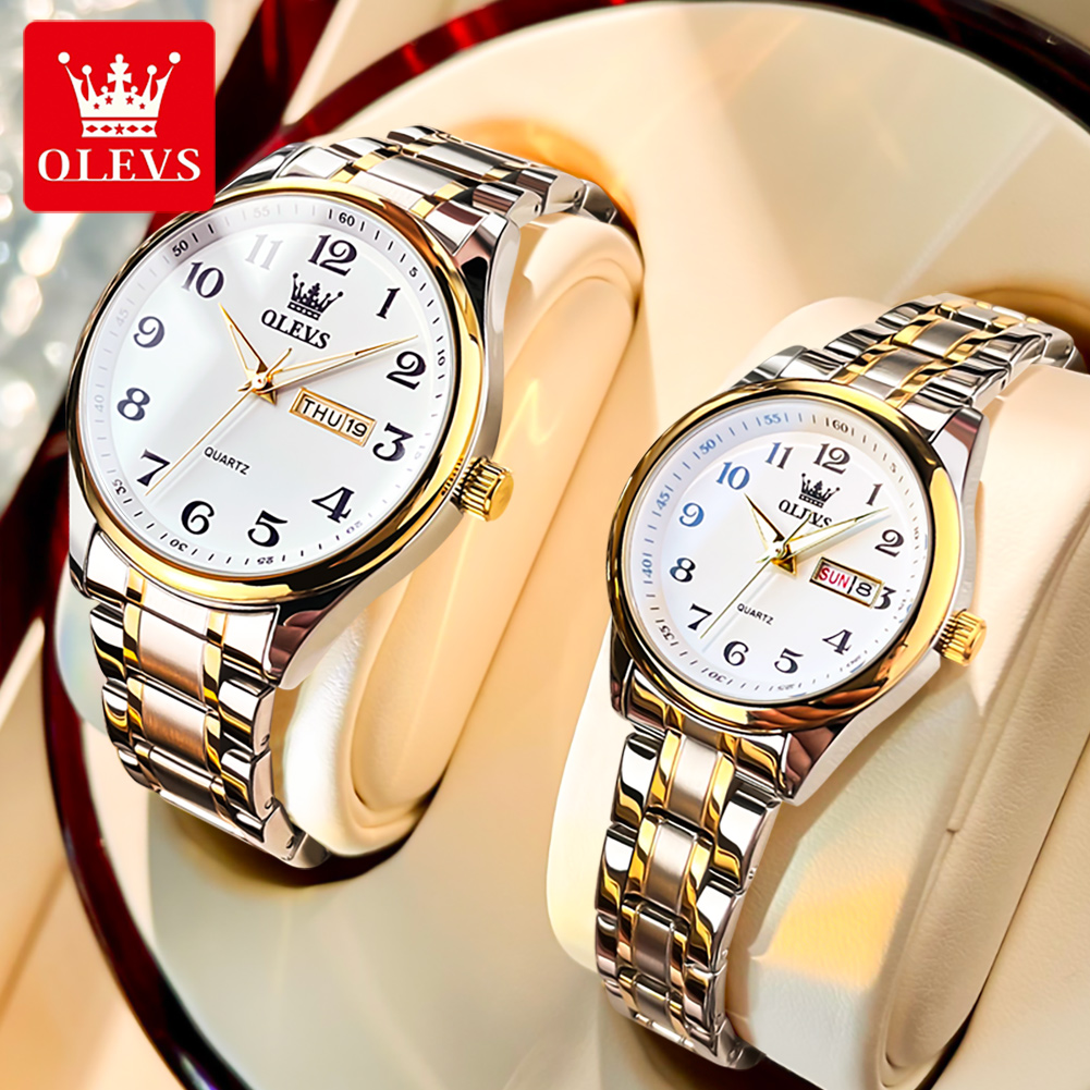 Luxury Watch Exchange - ساعة OLEVS عصرية جديدة للزوجين للرجال