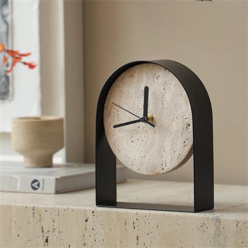 Table Watch Luxury - ساعة سطح المكتب الرخامية الفاخرة الحديثة