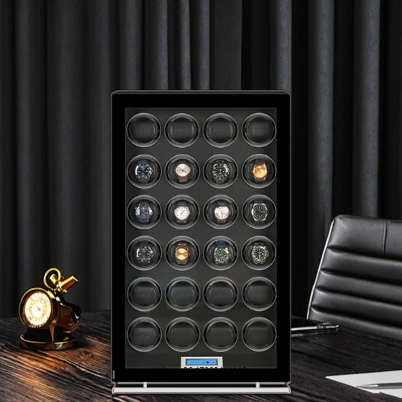 Luxury Watch Winder - صندوق تدوير ساعات أوتوماتيكي فاخر ومتين