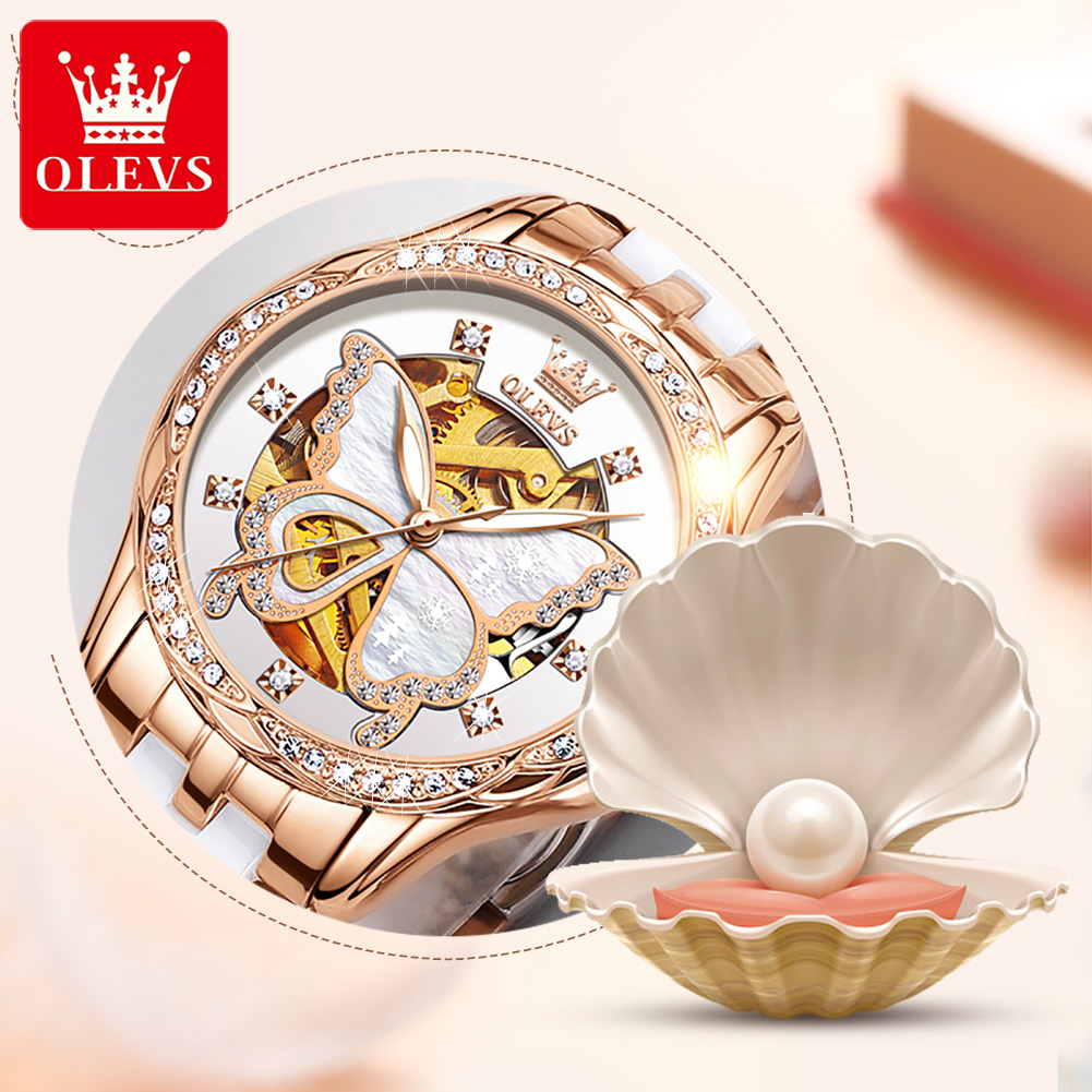 Luxury Watch Hd - ساعة OLEVS 6622 الفاخرة للنساء، ساعة