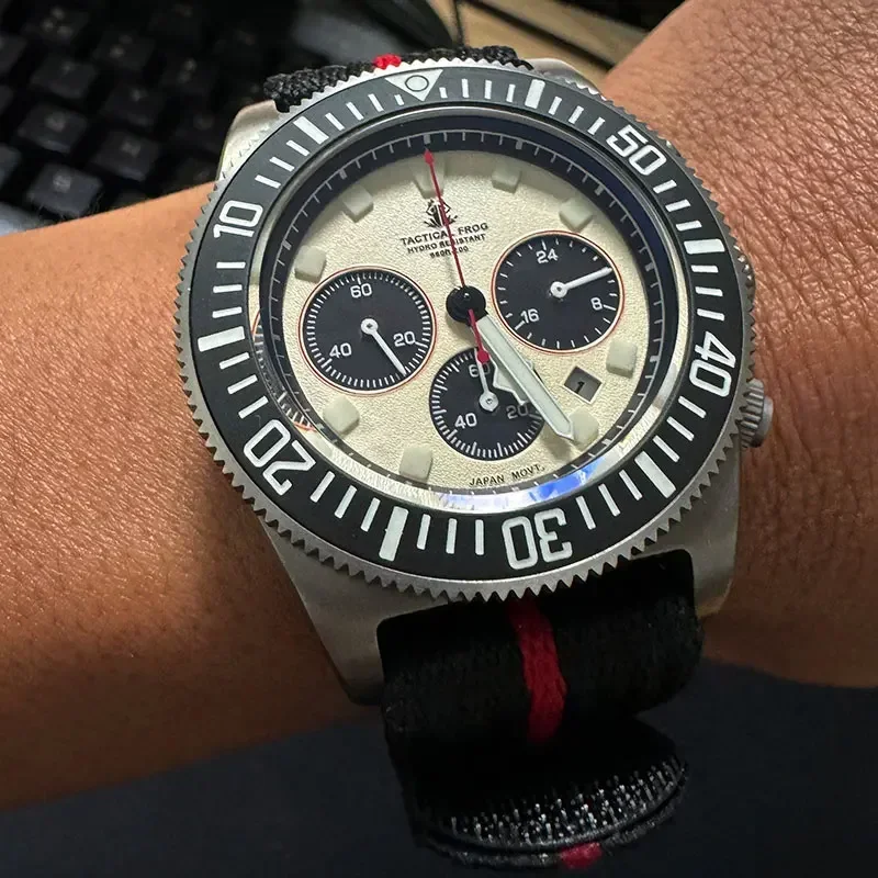 Titanium Sport Watch - التكتيكية الضفدع FXD التيتانيوم الرجال ساعة