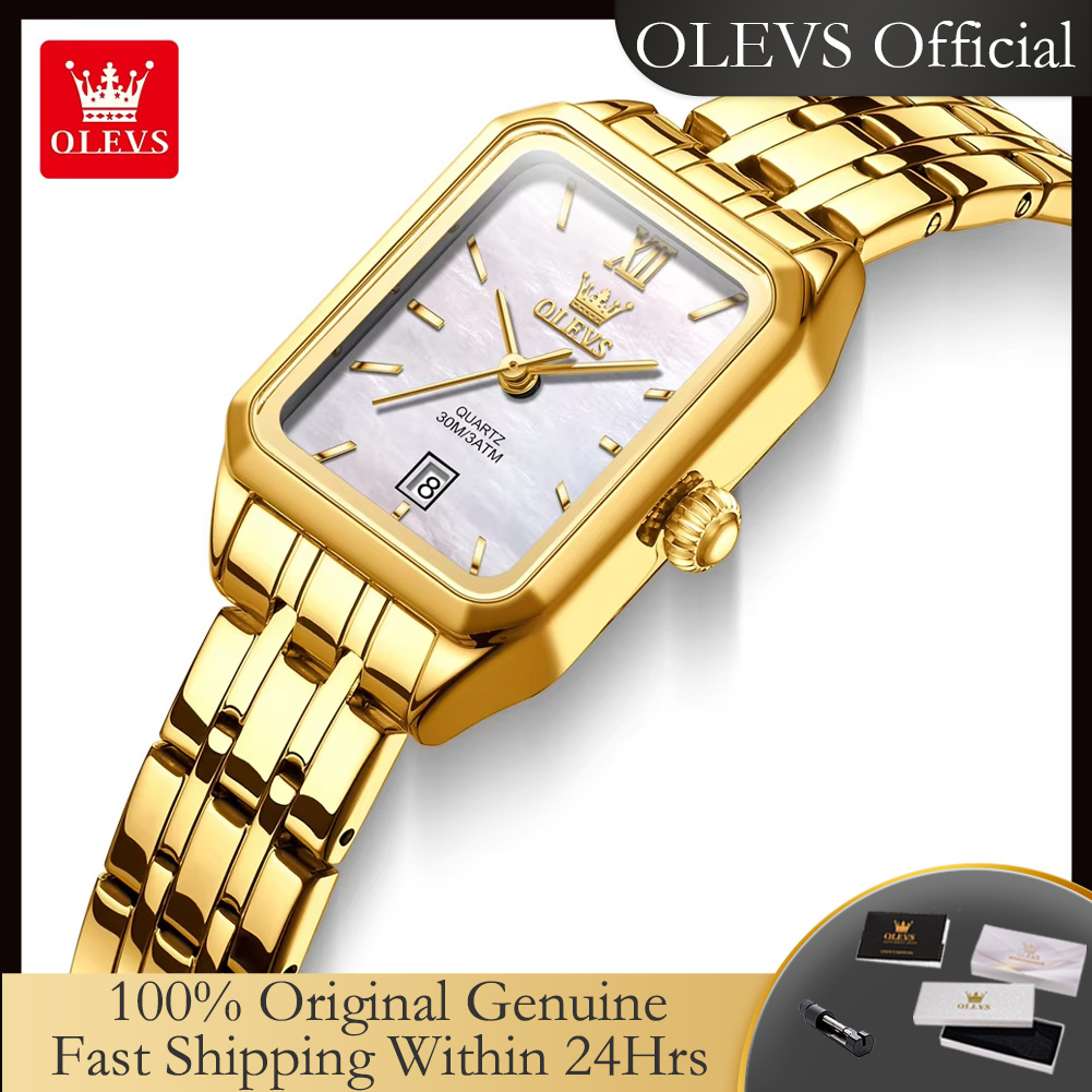 Luxury Watch Cheap - ساعة كوارتز جديدة OLEVS 5616 للنساء،