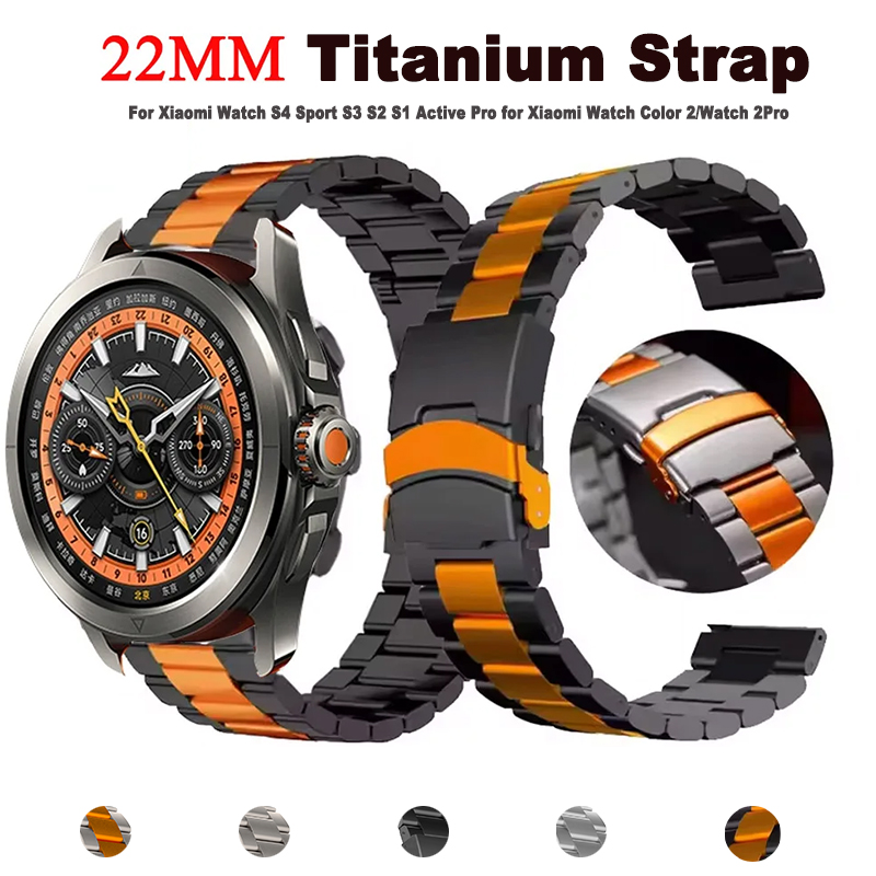 حزام تيتانيوم فاخر 22 ملم لساع - مراجعة Titanium Sport Watch وسعره