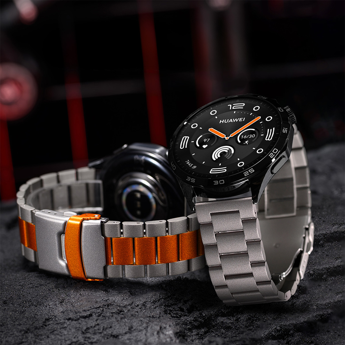 حزام تيتانيوم فاخر 22 ملم لساع - مراجعة Titanium Sport Watch وسعره
