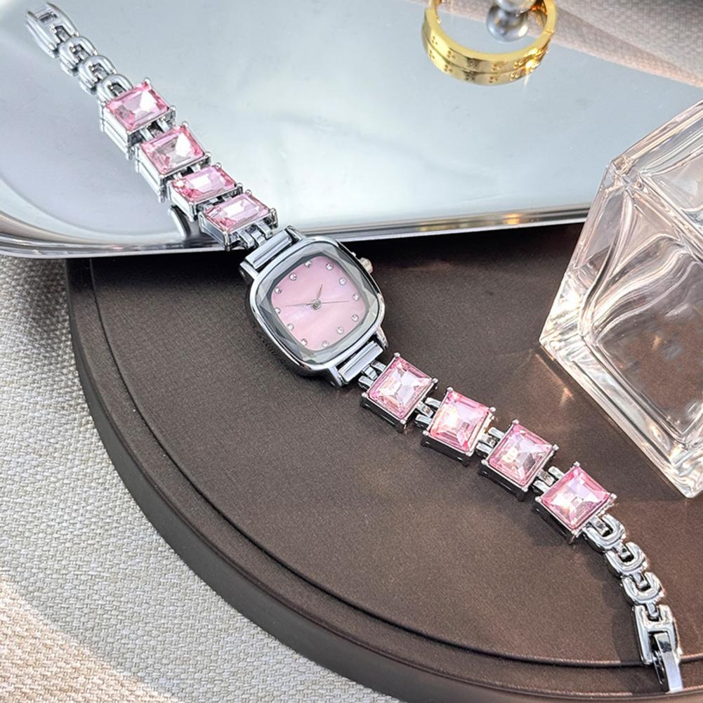 ساعة يد نسائية بسوار لامع وقرص - مراجعة Luxury Watch Straps وسعره
