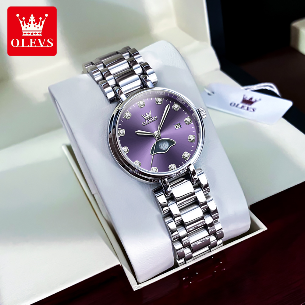 ساعة كوارتز أنيقة من OLEVS بمي - مراجعة Luxury Watch Cheap وسعره