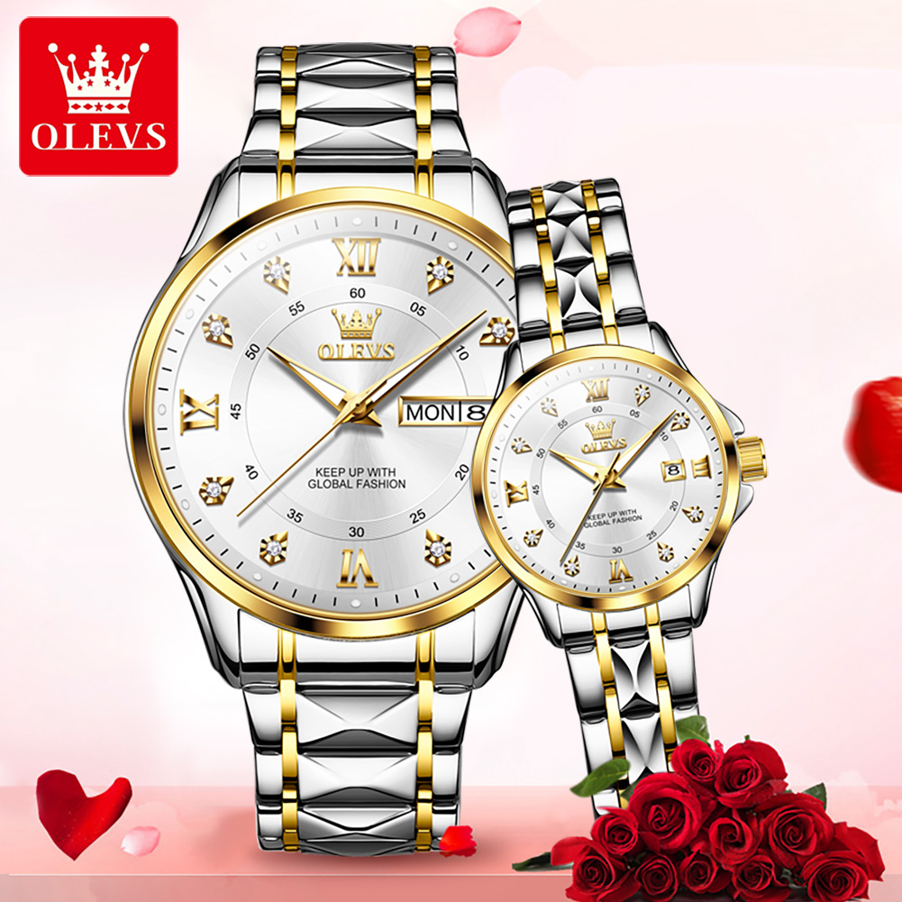 OLEVS 2906 ساعة الزوجين الأصلي - مراجعة Luxury Watch Exchange وسعره