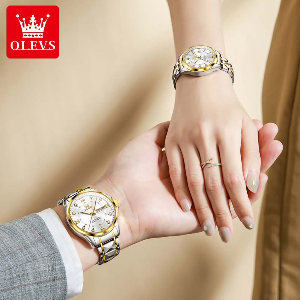 OLEVS 2906 ساعة الزوجين الأصلي - مراجعة Luxury Watch Exchange وسعره