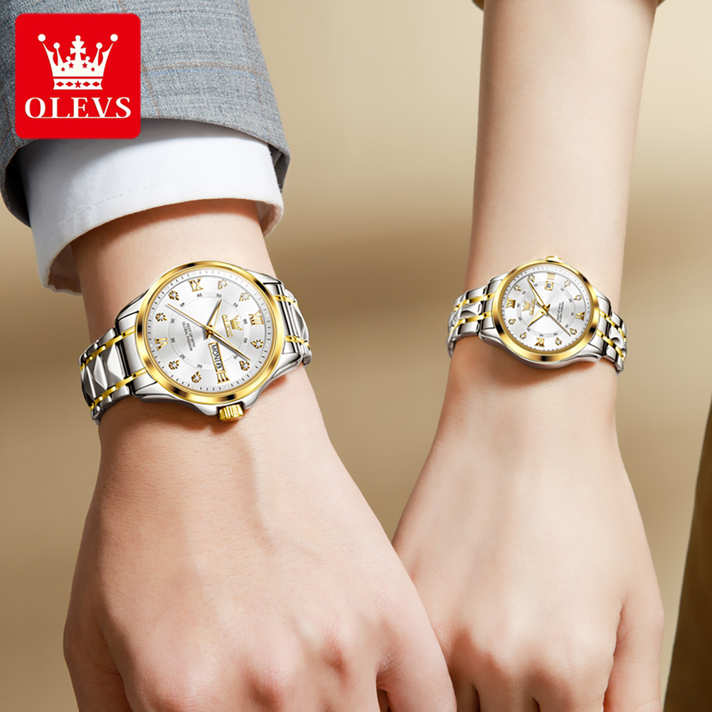OLEVS 2906 ساعة الزوجين الأصلي - مراجعة Luxury Watch Exchange وسعره