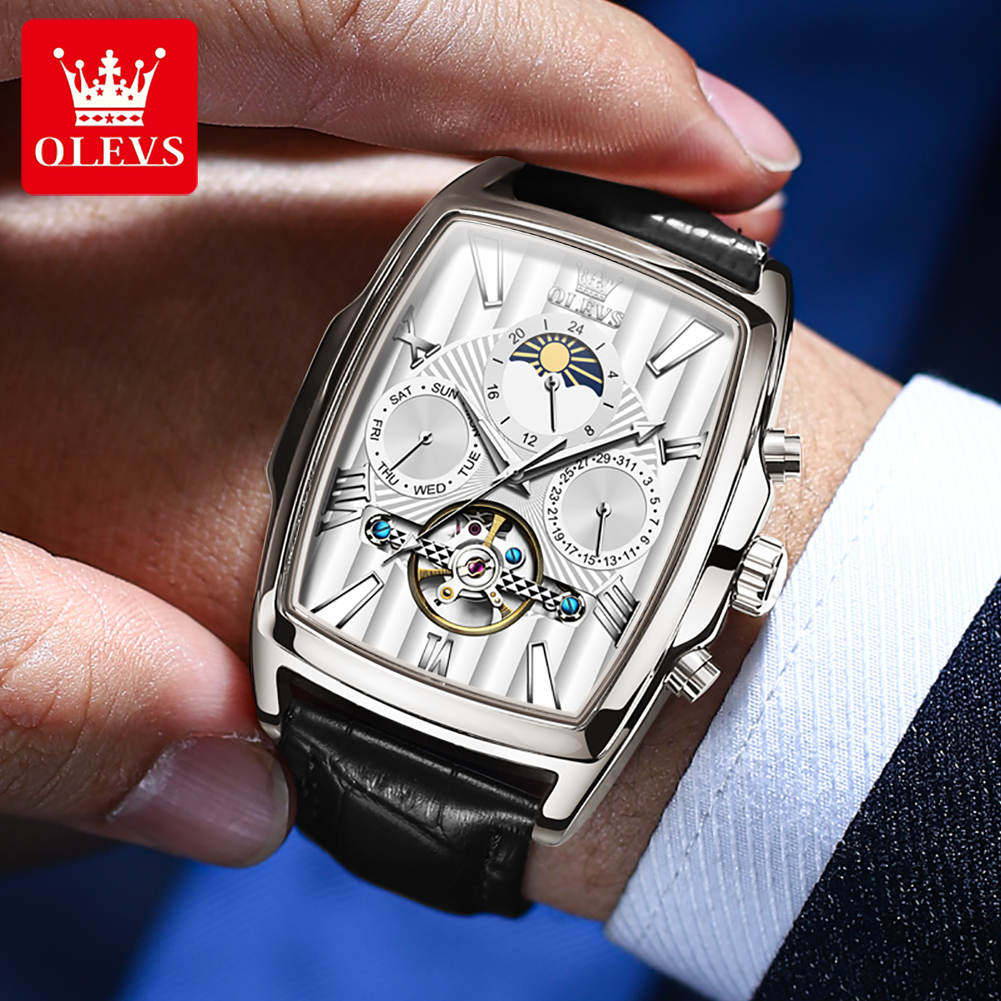 OLEVS 6675 ساعة عالية للرجال H - مراجعة Luxury Watch Hd وسعره