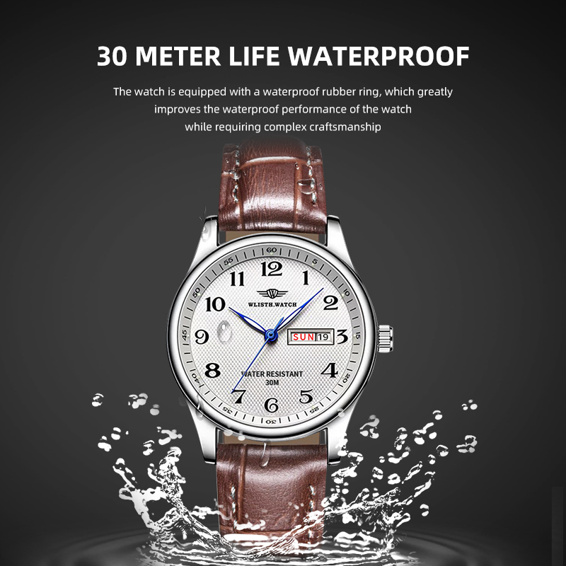 WLISTH العلامة التجارية الفاخر - مراجعة Luxury Watch With Arabic Numerals وسعره