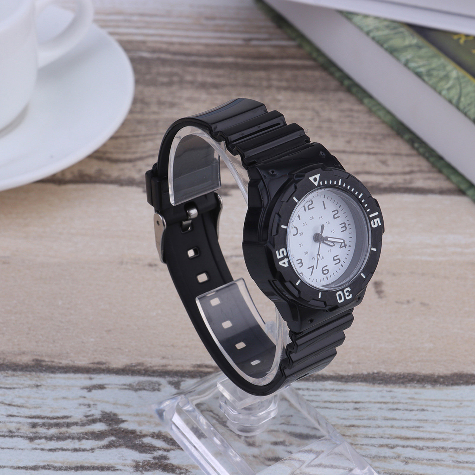 ساعة كوارتز سيليكون باللونين ا - مراجعة Luxury Watch With Arabic Numerals وسعره