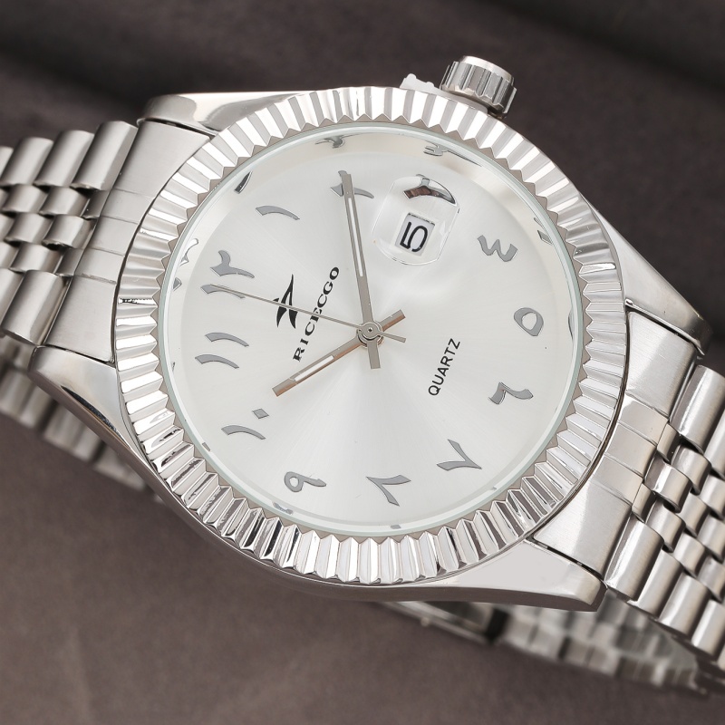 أزياء الرجال الساعات تاريخ الر - مراجعة Luxury Watch With Arabic Numerals وسعره