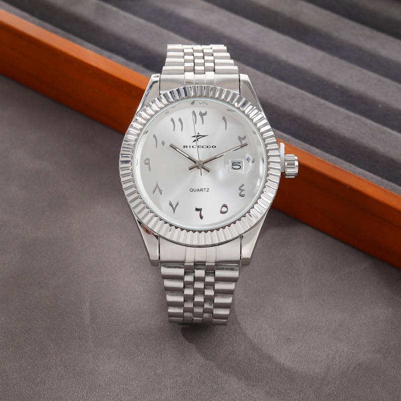 أزياء الرجال الساعات تاريخ الر - مراجعة Luxury Watch With Arabic Numerals وسعره