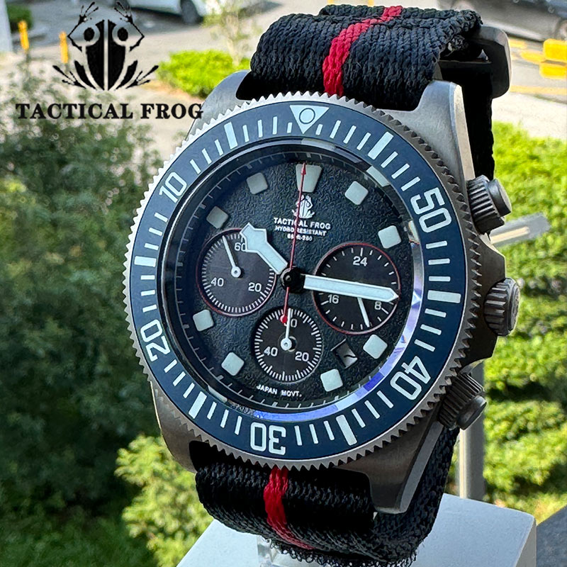 التكتيكية الضفدع FXD2 التيتاني - مراجعة Titanium Sport Watch وسعره