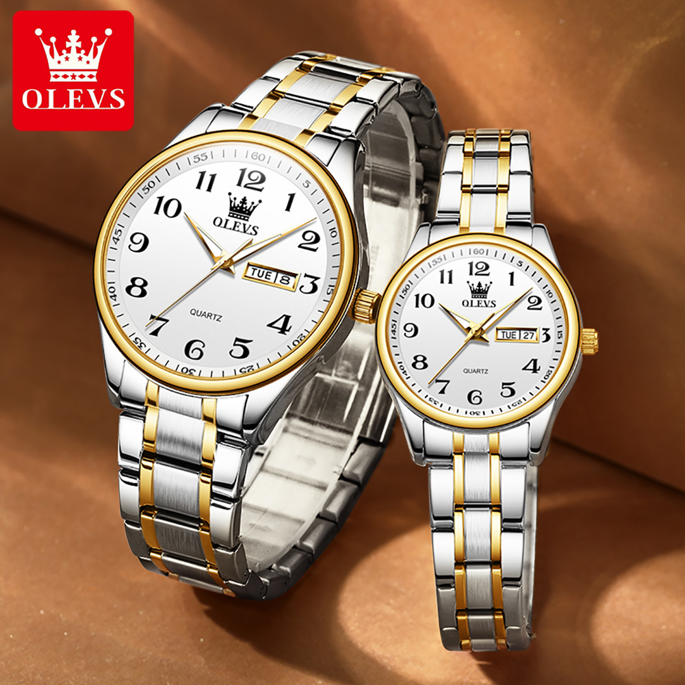 ساعة OLEVS عصرية جديدة للزوجين - مراجعة Luxury Watch Exchange وسعره