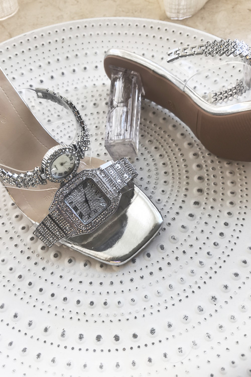 تصميم أصلي ساعة كريستال بكعب ع - مراجعة Luxury Watch Straps وسعره