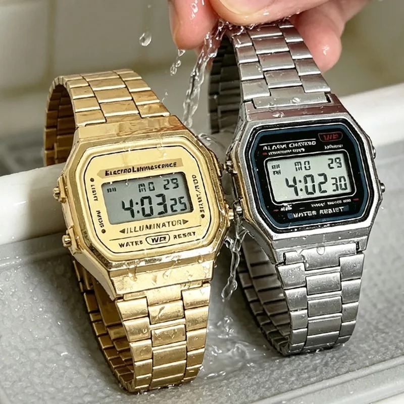 ساعات فاخرة F91W بحزام فولاذي، - مراجعة Luxury Watch Exchange وسعره