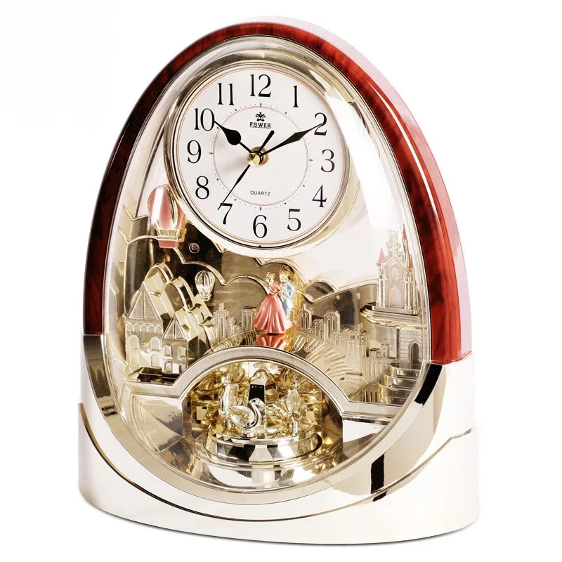ساعة طاولة خشبية عتيقة بتصميم  - مراجعة Table Watch Luxury وسعره