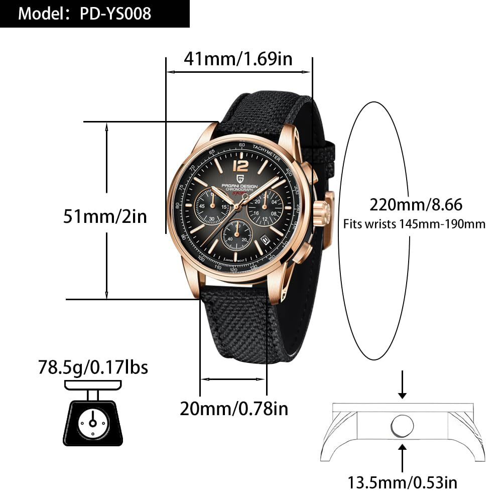 PAGANI تصميم جديد ساعة رجالي 4 - مراجعة Luxury Watch Exchange وسعره