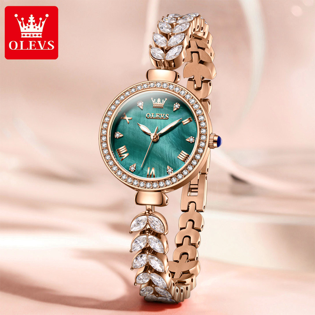 ساعة ماركة OLEVS للسيدات ساعة  - مراجعة Luxury Watch Cheap وسعره