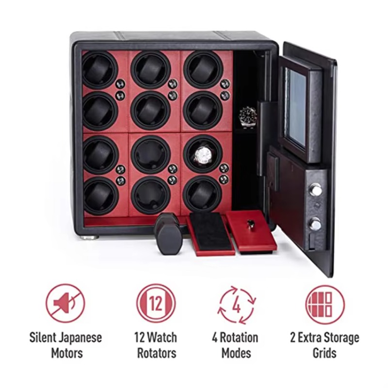صندوق فاخر لحفظ ولف الساعات بـ - مراجعة Luxury Watch Winder وسعره