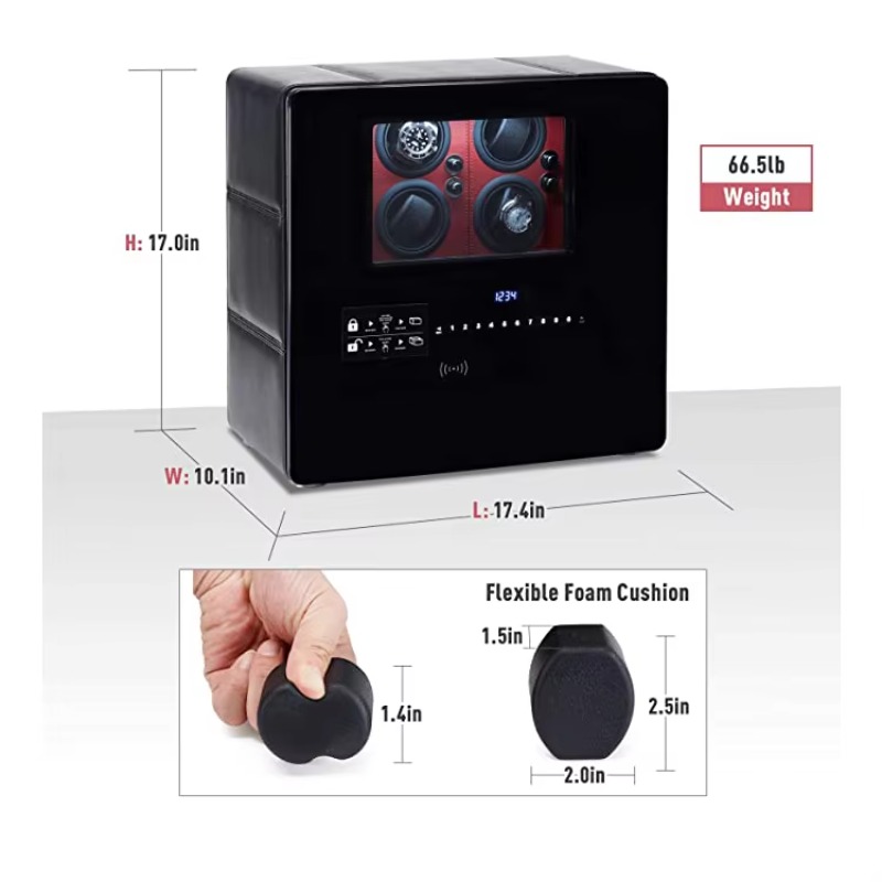 صندوق فاخر لحفظ ولف الساعات بـ - مراجعة Luxury Watch Winder وسعره
