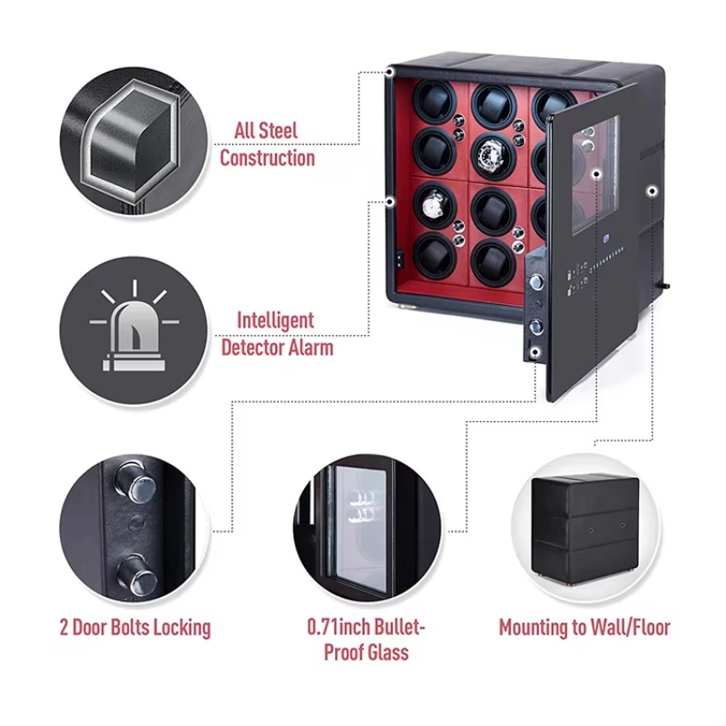 صندوق فاخر لحفظ ولف الساعات بـ - مراجعة Luxury Watch Winder وسعره