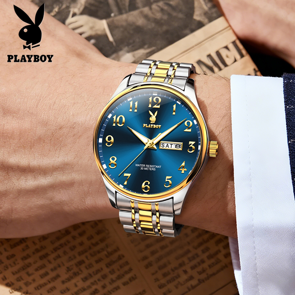ساعات PLAYBOY 3533 أصلية وعالي - مراجعة Luxury Watch With Arabic Numerals وسعره