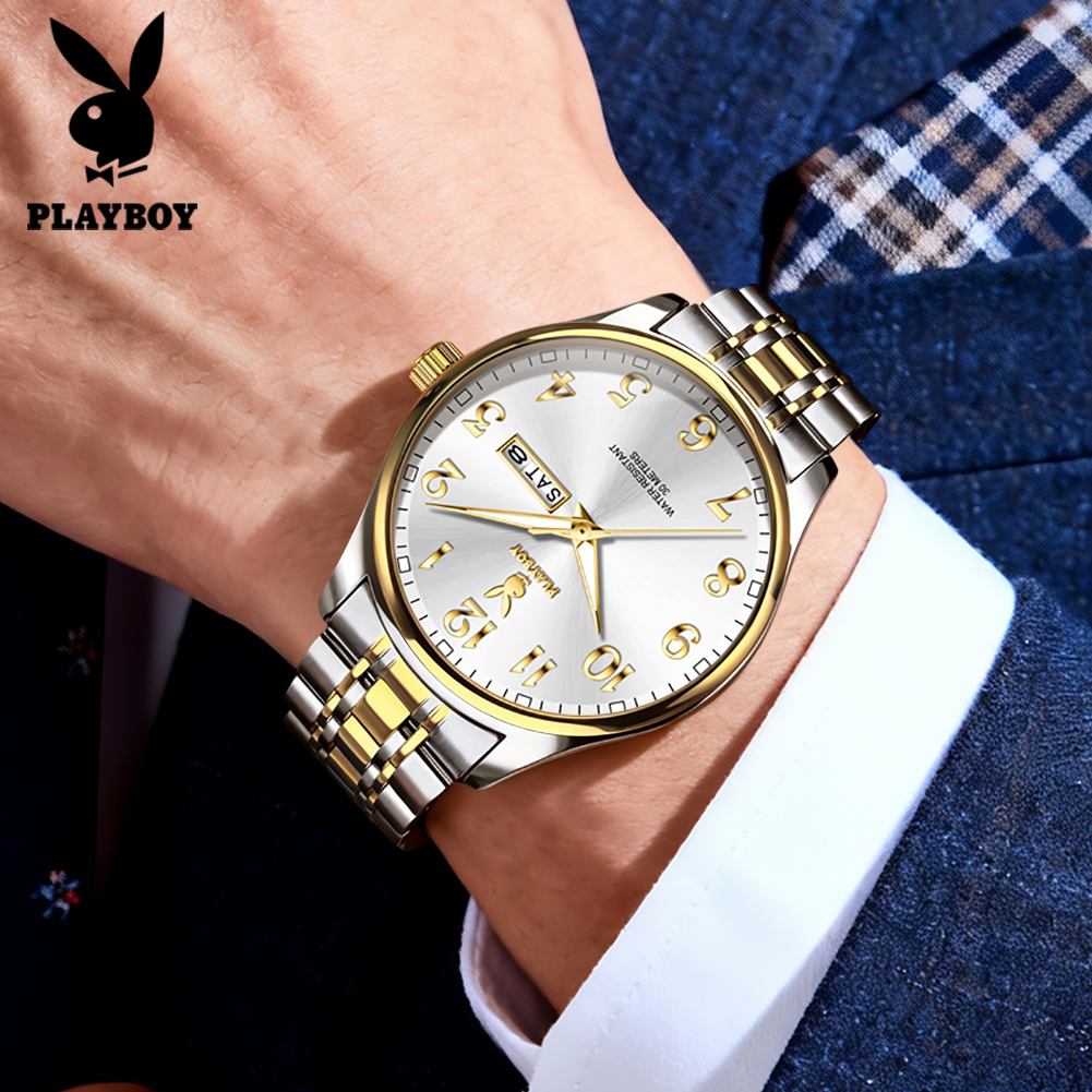 ساعات PLAYBOY 3533 أصلية وعالي - مراجعة Luxury Watch With Arabic Numerals وسعره