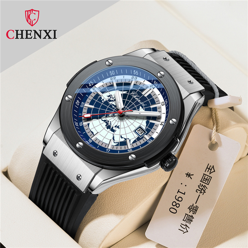 ساعة يد كوارتز رجالية CHENXI 8 - مراجعة Luxury Watch Brands In World وسعره