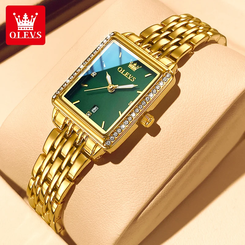 OLEVS 9995 ساعات يد كوارتز أني - مراجعة Luxury Watch Cheap وسعره
