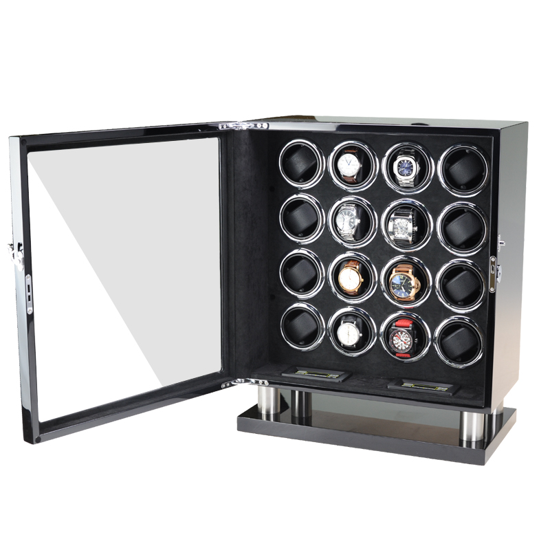 صندوق آلي فاخر لتدوير الساعات  - مراجعة Luxury Watch Winder وسعره