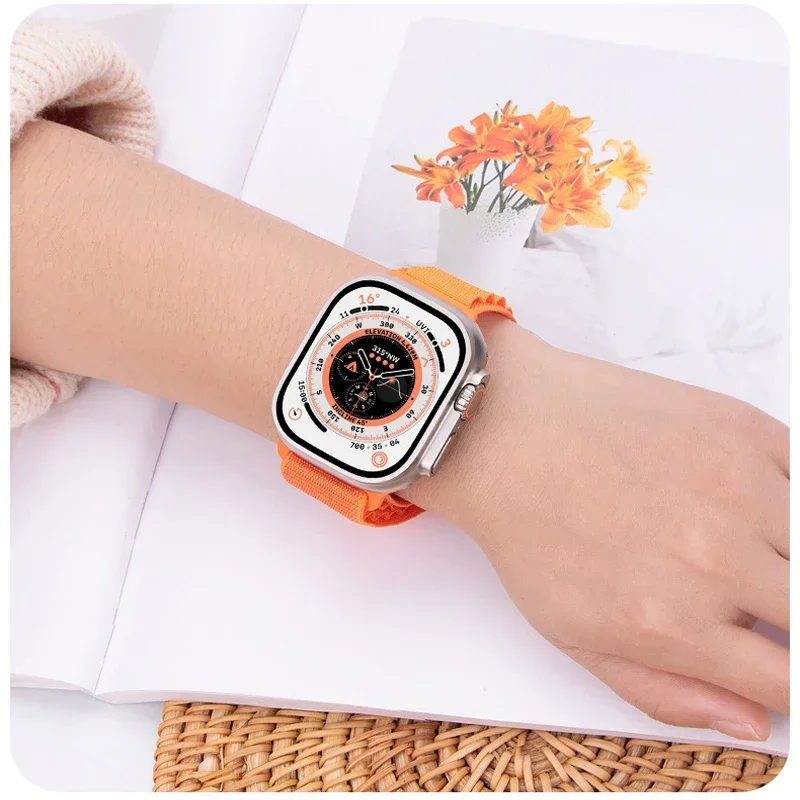 Alpine Loop for apple watch ba - مراجعة Titanium Sport Watch وسعره