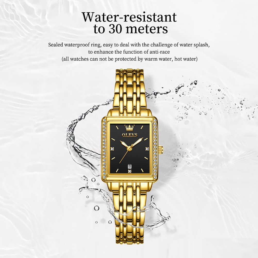 ساعة OLEVS 9995 للنساء، ساعة ف - مراجعة Luxury Watch Cheap وسعره