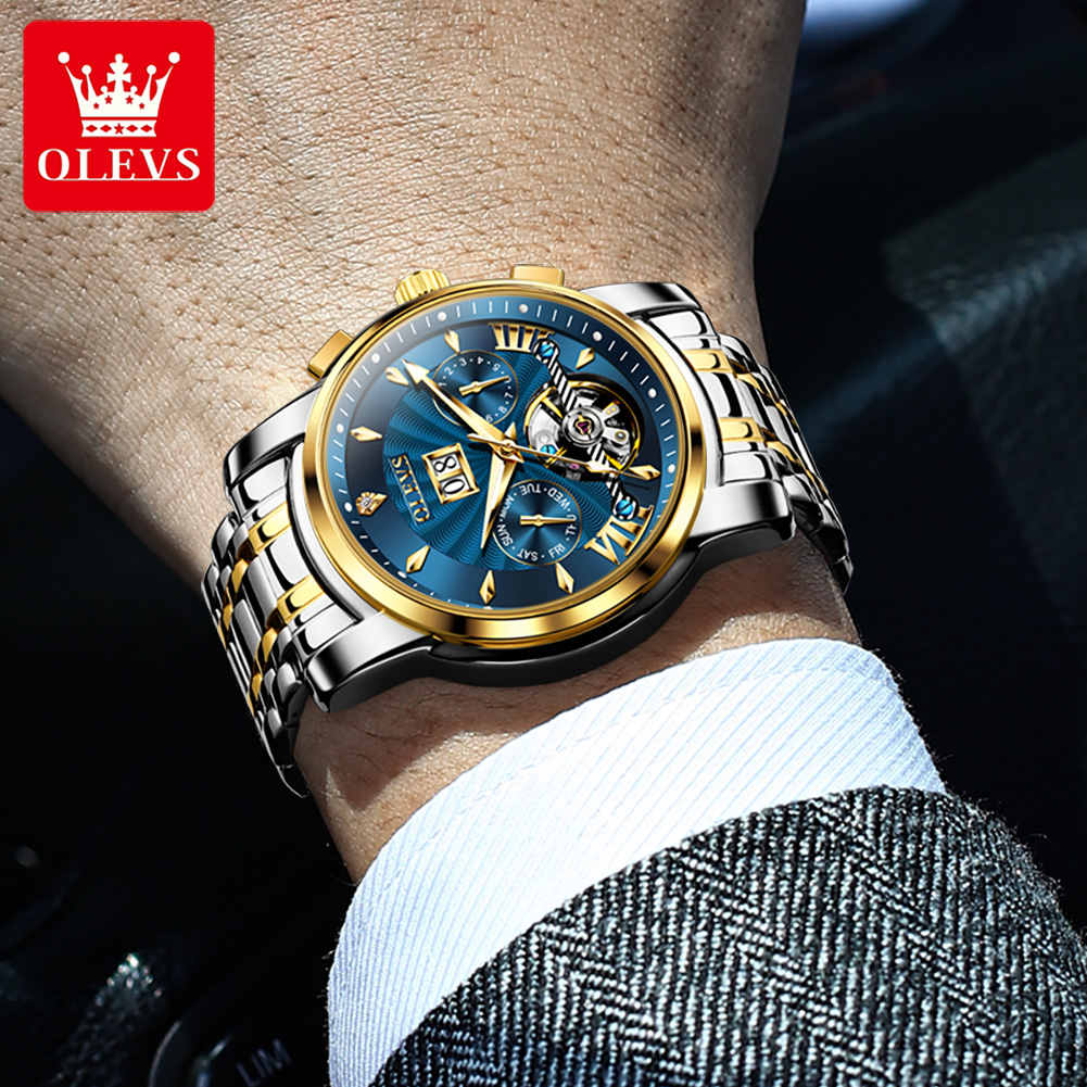 ساعات رجالية OLEVS فاخرة عصرية - مراجعة Luxury Watch Straps وسعره