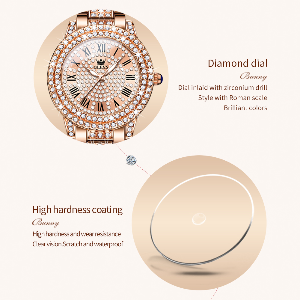 ساعة OLEVS 9943 كوارتز أصلية ف - مراجعة Luxury Watch Cheap وسعره