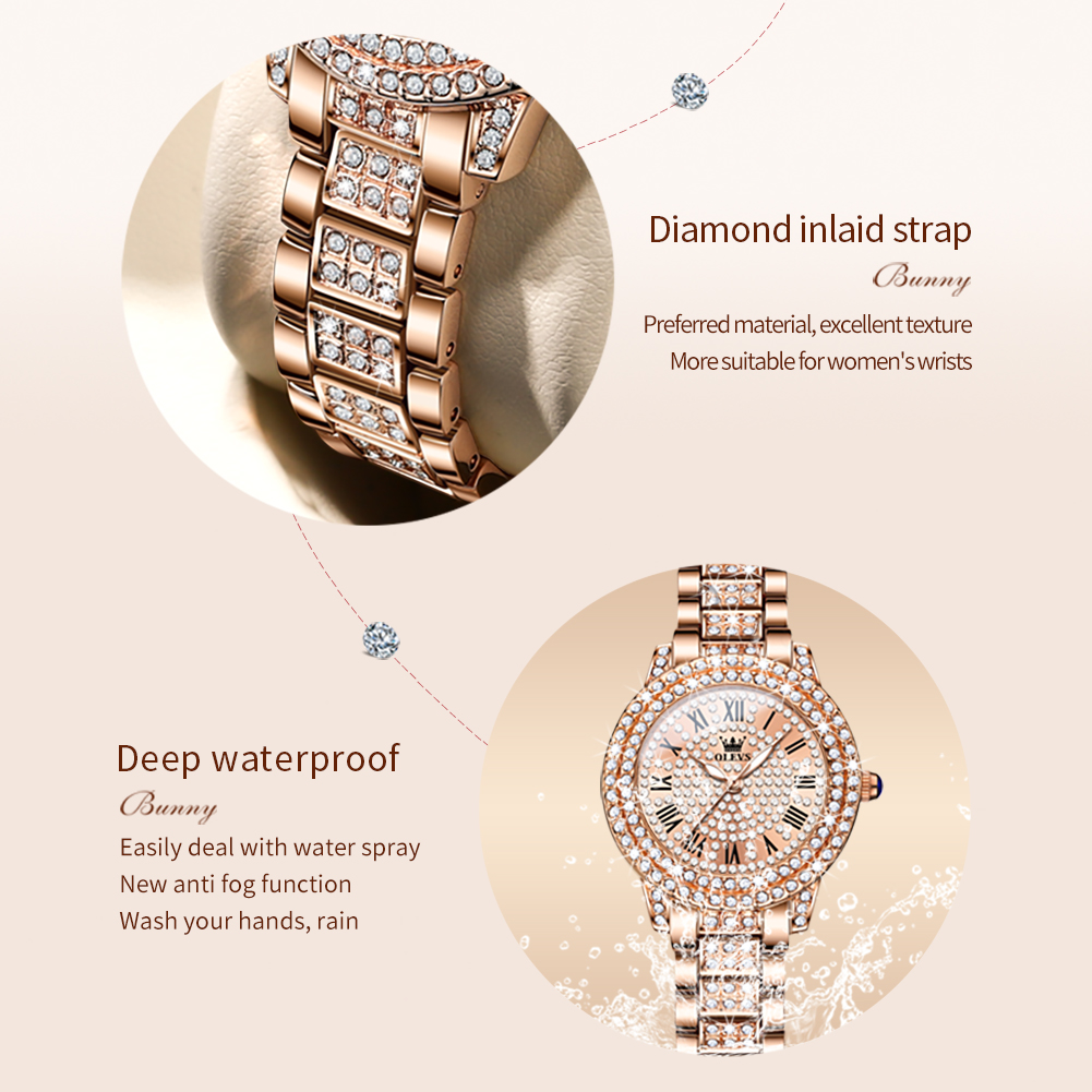 ساعة OLEVS 9943 كوارتز أصلية ف - مراجعة Luxury Watch Cheap وسعره